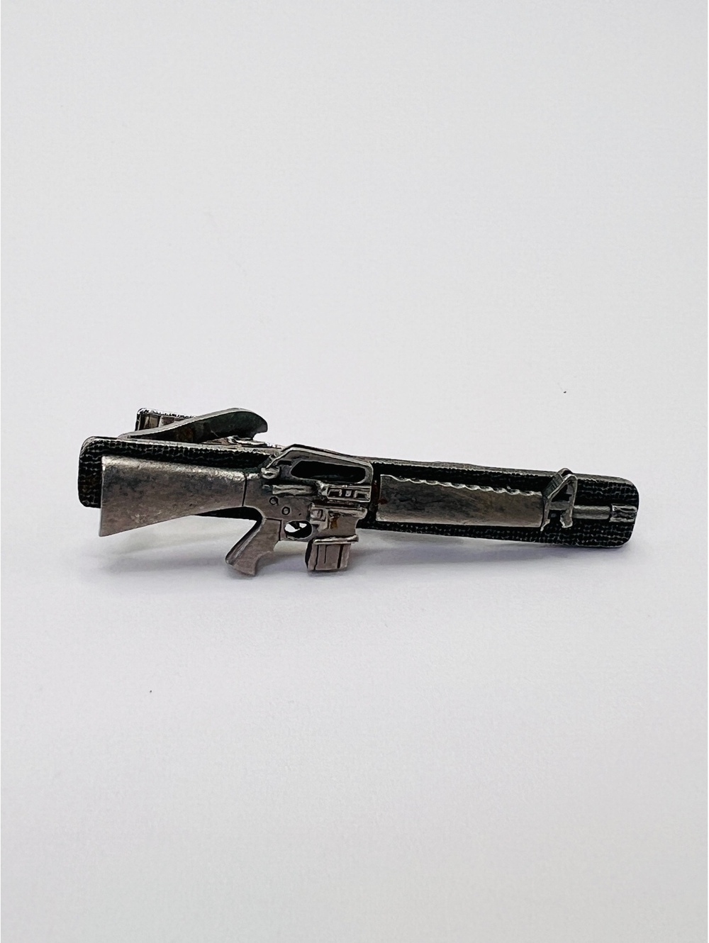 Vintage E.P.M. Rifle Gun Tie Clip Amsterdam NY 12010 Men’s Novelty 2”